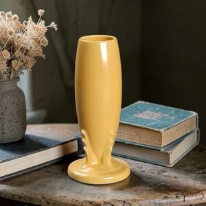 Vintage Fiestaware Original Yellow Bud Vase